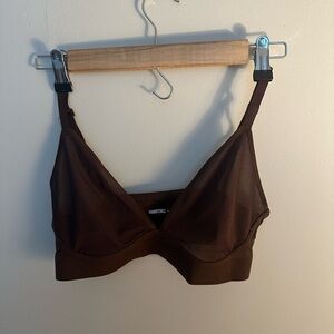 Aerie brown bralette, M
